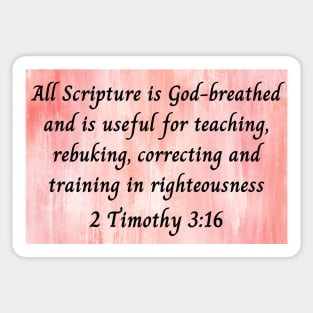 Bible Verse 2 Timothy 3:16 Sticker